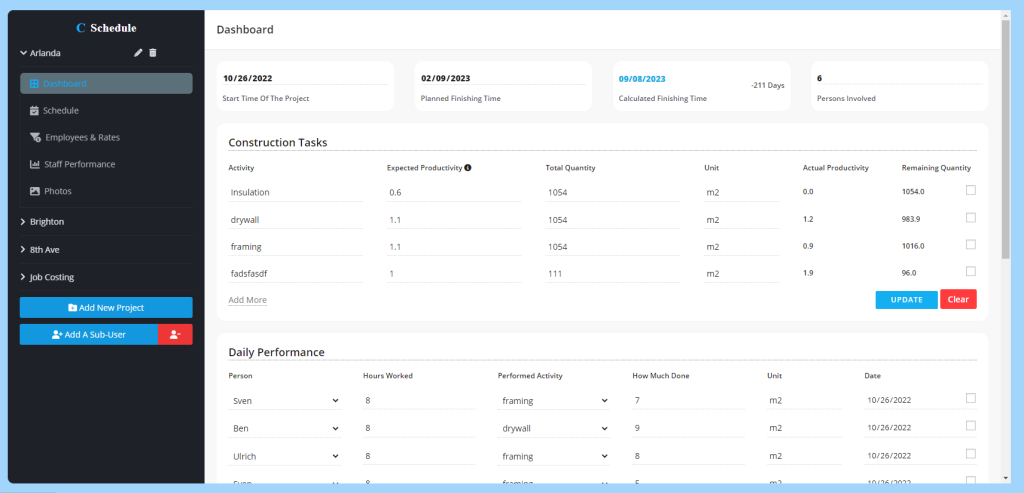construction software