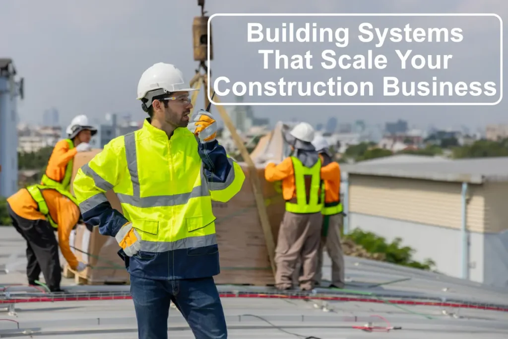Building Systems That Scale Your Construction Business
